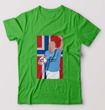 Load image into Gallery viewer, Erling Haaland T-Shirt for Men-flag green-Ektarfa.online
