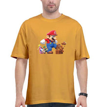 Load image into Gallery viewer, Mario Oversized T-Shirt for Men-Golden Yellow-Ektarfa.online
