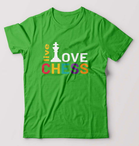 Chess Love T-Shirt for Men-flag green-Ektarfa.online