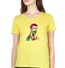 Load image into Gallery viewer, Novak Djokovic Tennis T-Shirt for Women-Yellow-Ektarfa.online
