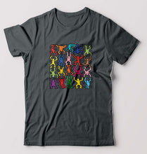 Load image into Gallery viewer, Keith Haring Funny T-Shirt for Men-Steel grey-Ektarfa.online
