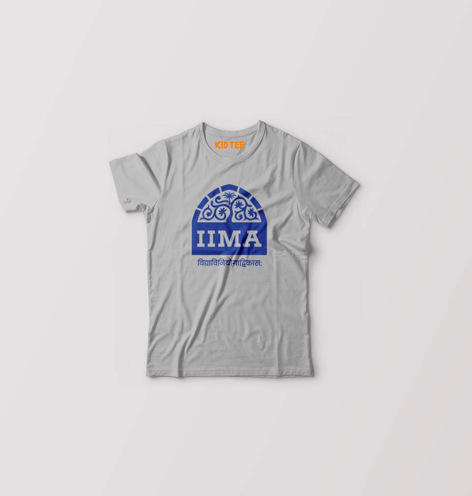 IIMA Ahmedabad Kids T-Shirt for Boy/Girl-Grey-Ektarfa.online