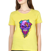 Load image into Gallery viewer, Trippy Psychedelic Peace T-Shirt for Women-Yellow-Ektarfa.online
