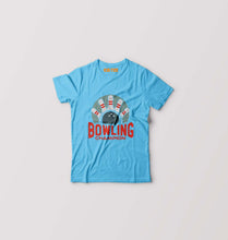 Load image into Gallery viewer, Bowling Champion Kids T-Shirt for Boy/Girl-Light Blue-Ektarfa.online
