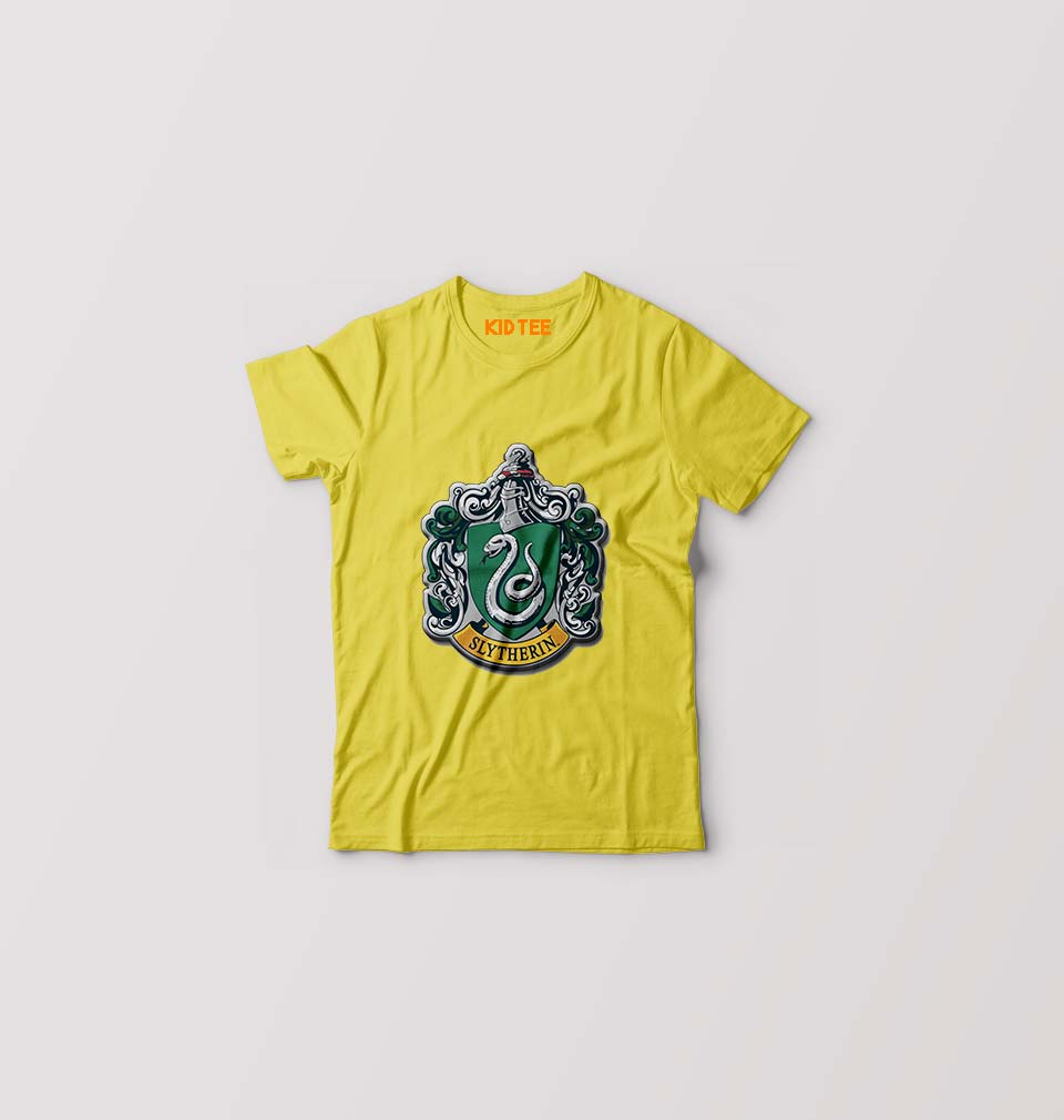 Slytherin Harry Potter T-Shirt for Boy/Girl-Yellow-Ektarfa.online
