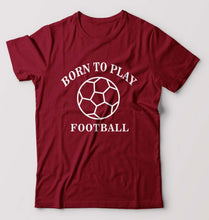Load image into Gallery viewer, Play Football T-Shirt for Men-Maroon-Ektarfa.online
