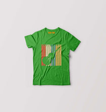 Load image into Gallery viewer, Double Bass Violin Kids T-Shirt for Boy/Girl-Flag Green-Ektarfa.online
