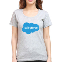 Load image into Gallery viewer, Salesforce T-Shirt for Women-Grey Melange-Ektarfa.online
