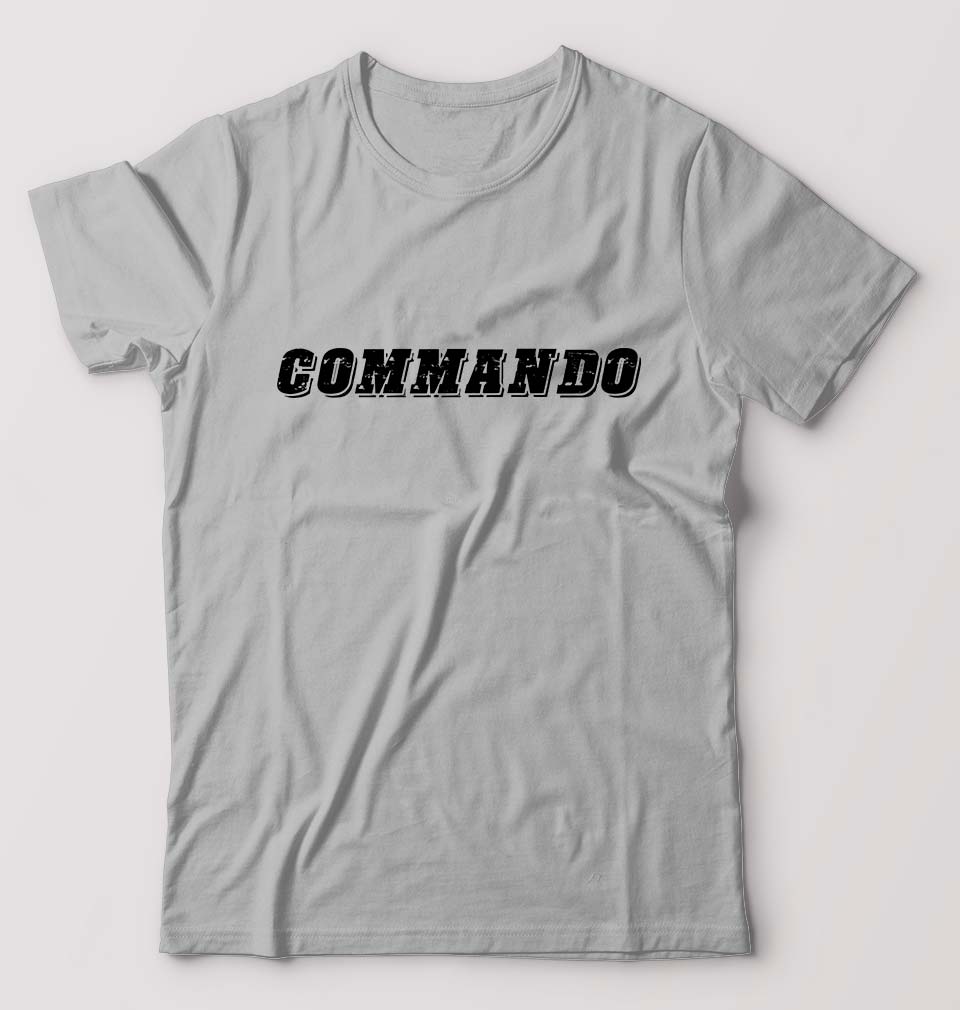 Commando T-Shirt for Men-Grey Melange-Ektarfa.online