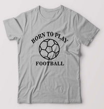 Load image into Gallery viewer, Play Football T-Shirt for Men-Grey Melange-Ektarfa.online
