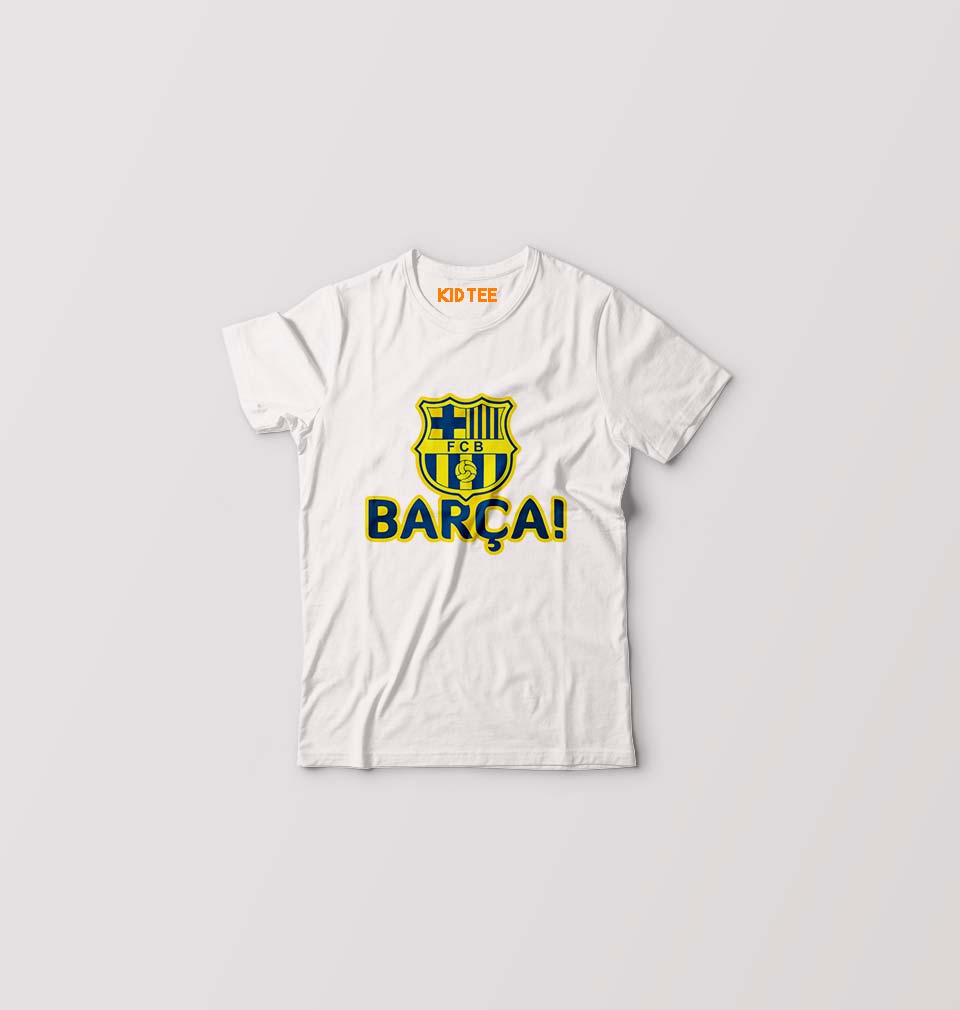 FCB Kids T-Shirt for Boy/Girl-White-Ektarfa.online