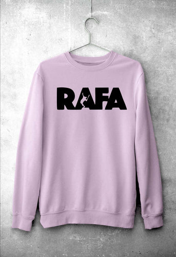 Rafael Nadal (RAFA) Unisex Sweatshirt for Men/Women-Light Pink-Ektarfa.online