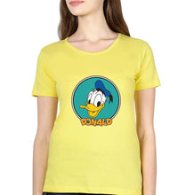 Load image into Gallery viewer, Donald Duck T-Shirt for Women-Yellow-Ektarfa.online
