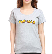 Load image into Gallery viewer, Pacman T-Shirt for Women-Grey Melange-Ektarfa.online
