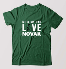 Load image into Gallery viewer, Love Novak Djokovic Tennis T-Shirt for Men-Dark Green-Ektarfa.online
