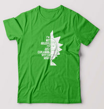 Load image into Gallery viewer, Rick and Morty T-Shirt for Men-Flag Green-Ektarfa.online
