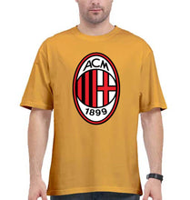 Load image into Gallery viewer, A.C. Milan Oversized T-Shirt for Men-Golden Yellow-Ektarfa.online
