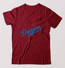 Load image into Gallery viewer, Los Angeles Dodgers T-Shirt for Men-S(38 Inches)-Maroon-Ektarfa.online
