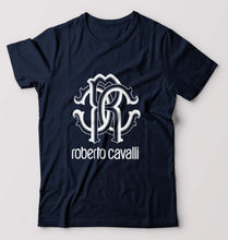 Load image into Gallery viewer, Roberto Cavalli T-Shirt for Men-Navy Blue-Ektarfa.online
