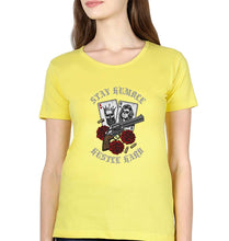 Load image into Gallery viewer, Guns N&#39; Roses T-Shirt for Women-Mustard Yellow-Ektarfa.online
