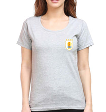 Load image into Gallery viewer, Uruguay Football T-Shirt for Women-Grey Melange-Ektarfa.online
