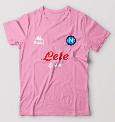 Napoli 2021-22 T-Shirt for Men-Light Baby Pink-Ektarfa.online