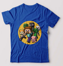 Load image into Gallery viewer, Minecraft T-Shirt for Men-Royal Blue-Ektarfa.online
