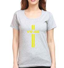 Load image into Gallery viewer, Valentino Rossi(VR 46) T-Shirt for Women-Grey Melange-Ektarfa.online
