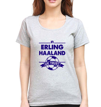 Load image into Gallery viewer, Erling Haaland T-Shirt for Women-Grey Melange-Ektarfa.online
