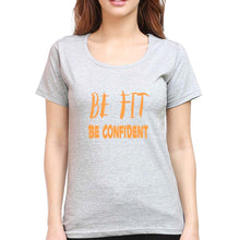 Load image into Gallery viewer, Gym Fit T-Shirt for Women-Grey Melange-Ektarfa.online
