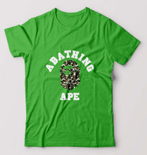 Load image into Gallery viewer, A Bathing Ape T-Shirt for Men-flag green-Ektarfa.online
