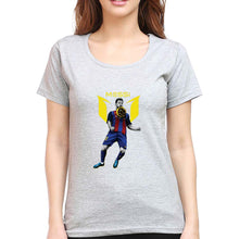 Load image into Gallery viewer, Messi T-Shirt for Women-Grey Melange-Ektarfa.online
