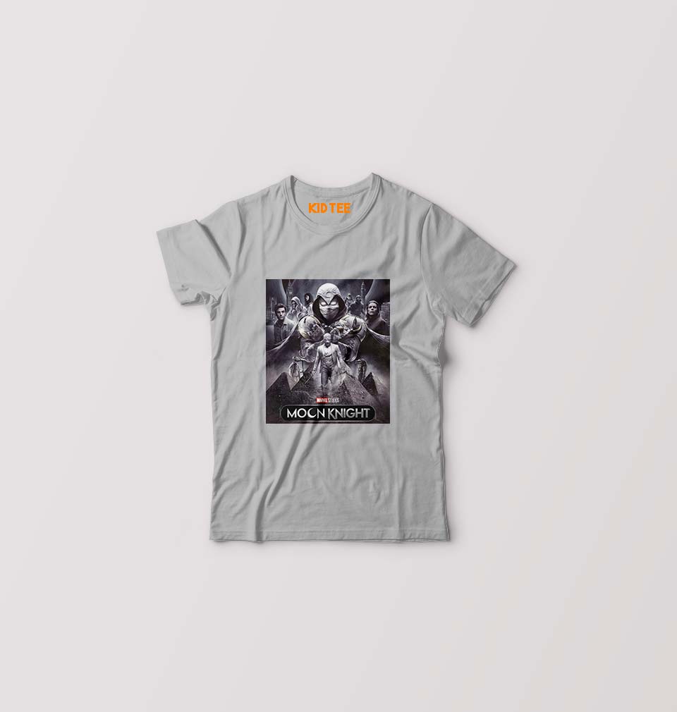 Moon Knight Kids T-Shirt for Boy/Girl-Grey-Ektarfa.online