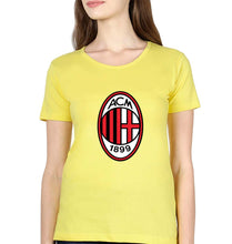 Load image into Gallery viewer, A.C. Milan T-Shirt for Women-Yellow-Ektarfa.online
