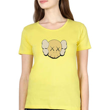 Load image into Gallery viewer, Kaws T-Shirt for Women-Yellow-Ektarfa.online
