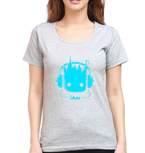 Load image into Gallery viewer, Groot T-Shirt for Women-Grey Melange-Ektarfa.online
