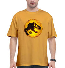 Load image into Gallery viewer, Jurassic World Oversized T-Shirt for Men-Golden Yellow-Ektarfa.online
