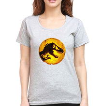 Load image into Gallery viewer, Jurassic World T-Shirt for Women-Grey Melange-Ektarfa.online
