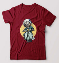 Load image into Gallery viewer, Skull T-Shirt for Men-Maroon-Ektarfa.online
