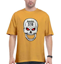 Load image into Gallery viewer, Stone Cold Steve Austin (WWE) Oversized T-Shirt for Men-Golden Yellow-Ektarfa.online

