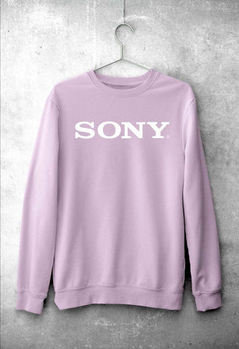 Sony Unisex Sweatshirt for Men/Women-Light Pink-Ektarfa.online