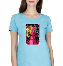 Load image into Gallery viewer, Shawn Michaels - Heartbreak Kid (HBK) (WWE) T-Shirt for Women-Light Blue-Ektarfa.online
