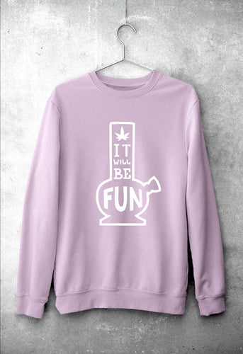 Bong Unisex Sweatshirt for Men/Women-Light Pink-Ektarfa.online