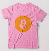 Load image into Gallery viewer, Cryptocurrency Bitcoin T-Shirt for Men-Light Baby Pink-Ektarfa.online
