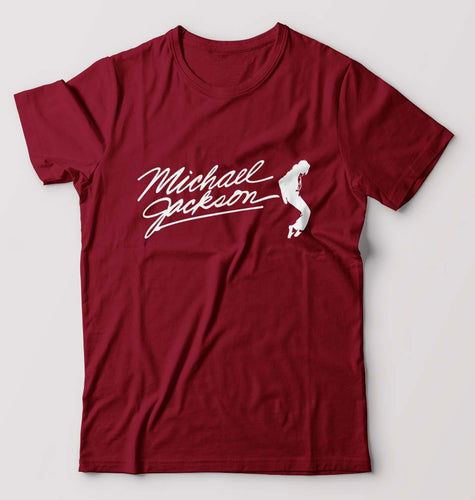 Michael Jackson T-Shirt for Men-Maroon-Ektarfa.online