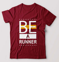 Load image into Gallery viewer, Runner Running T-Shirt for Men-Maroon-Ektarfa.online
