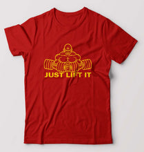 Load image into Gallery viewer, Gym Lift T-Shirt for Men-Red-Ektarfa.online
