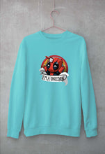 Load image into Gallery viewer, Deadpool Unicorn Unisex Sweatshirt for Men/Women-Mint-Ektarfa.online
