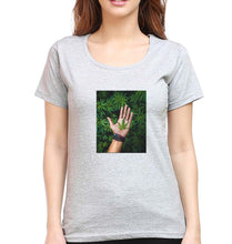 Load image into Gallery viewer, Weed T-Shirt for Women-Grey Melange-Ektarfa.online
