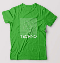 Load image into Gallery viewer, Techno T-Shirt for Men-Flag Green-Ektarfa.online
